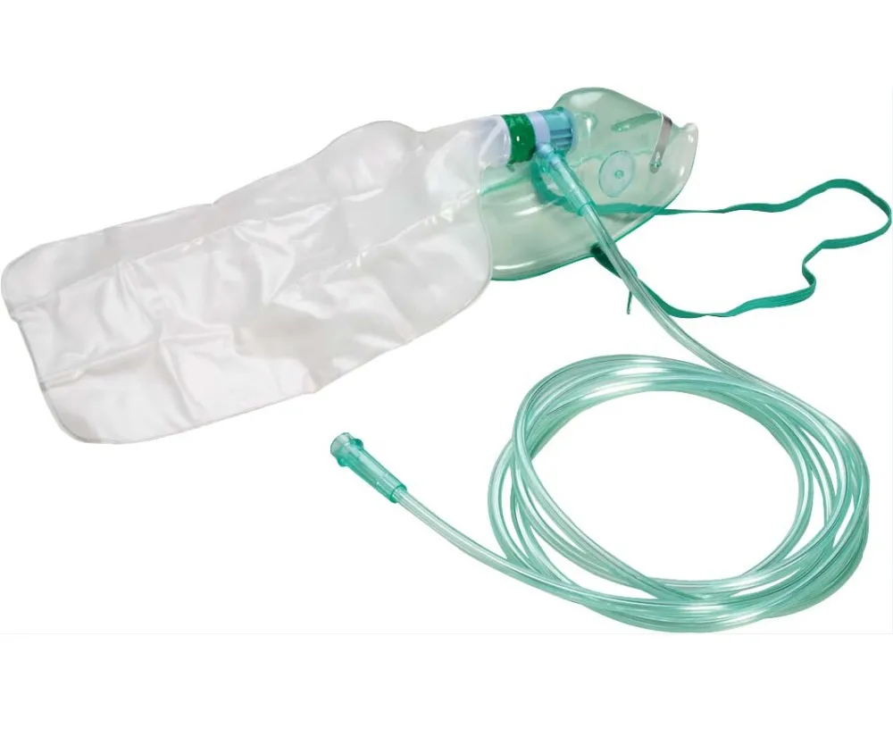 Medical Non-rebreathing Oxygen Mask With Reservoir Bag - Buy Nasal ...