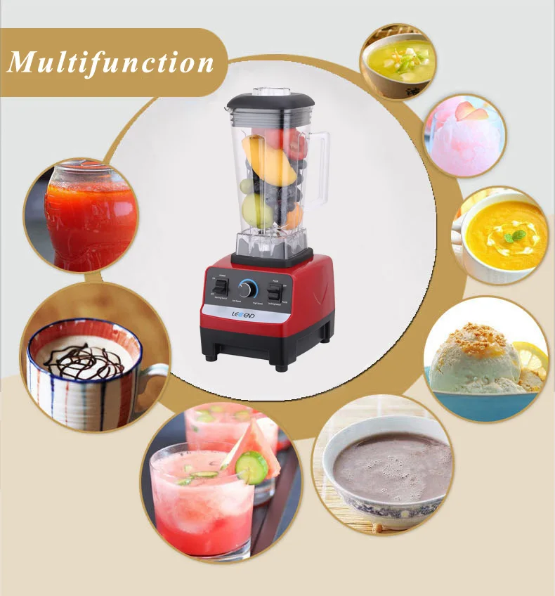 1500w Commercial High Speed Smoothie Blender Buy High Performance