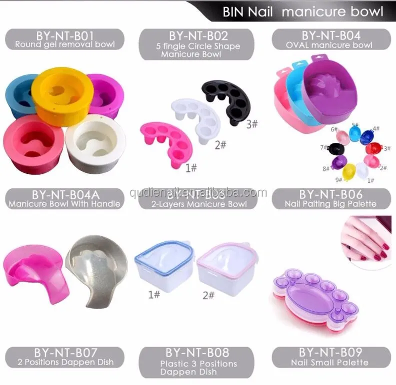 Bin Nail Soak Off Bowl Nail Tools Manicure Bowl For Nail Care Use Buy