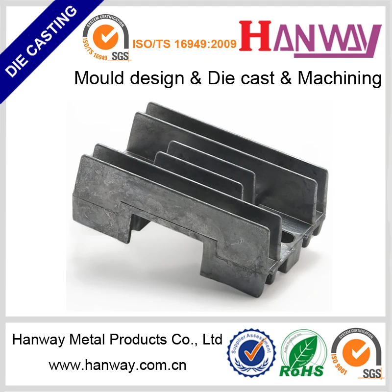 Oem Black Anodize Powder Coating Aluminum Die Casting Automotive