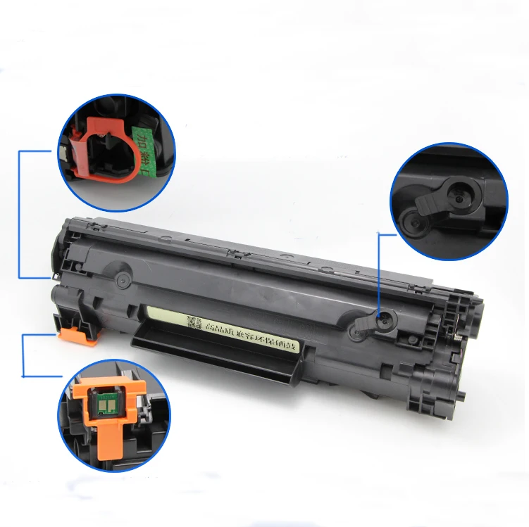 Universal Toner Cartridge 85a Copier Compatible Toner With Chip For Hp ...