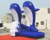 Advertising giant decoration inflatable dolphin model for rental