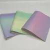 wholesale a4 glitter paper for DIY and glitter Gradient multicolor of craft paper