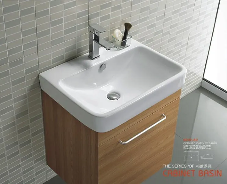 JM6923 750*500*210 Wholesale efficient pattern bathroom ceramic washbasin
