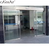 Wholesales remote control automatic sliding glass operator doors screen closer door Caesar ES200 with frame for wili