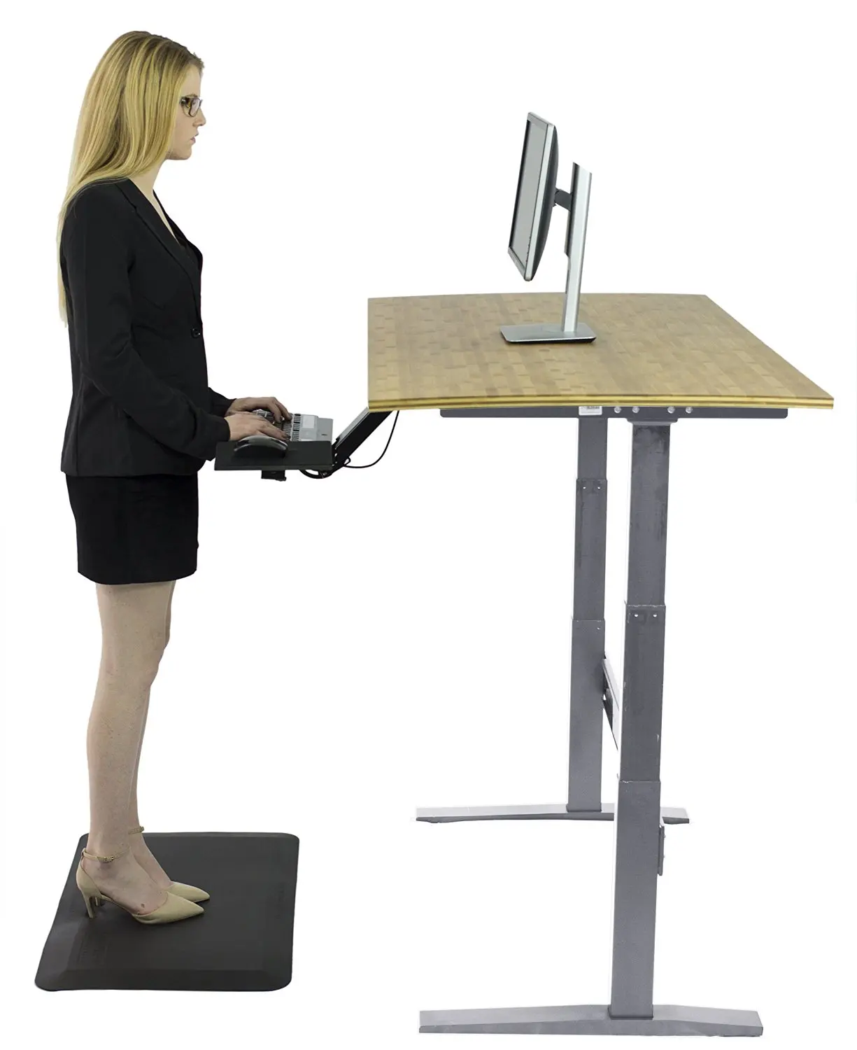 Buy Rise Up Electric Adjustable Height Standing Desk W