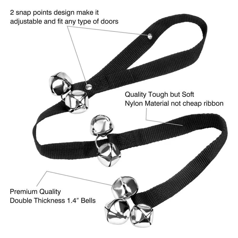 Dog Bells Dog Potty Bells For Dog Training Adjustable Door Bell For Puppy Buy Dog Training