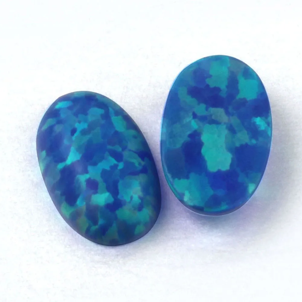 热卖op05 蓝色凸面蛋白石