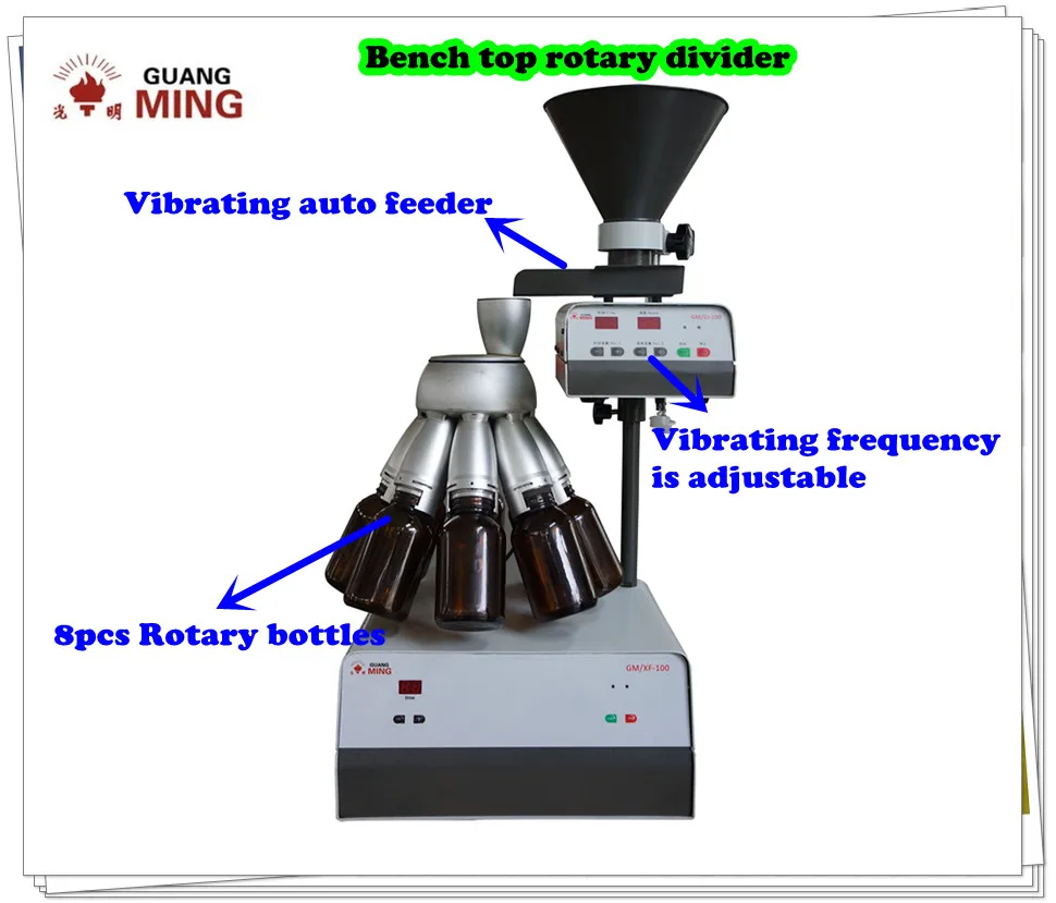 Good Price Rotary Splitter Mineral And Coal Sample Dividing Machine Lab