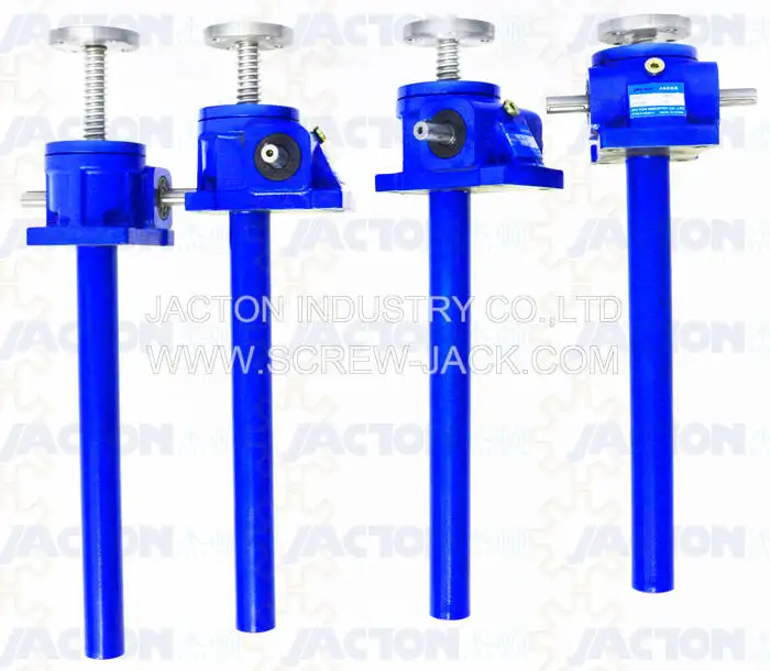 Reliable And High Precision 15 Ton Worm Gear Motorized Screw Jack For Spindle Driven Lifting