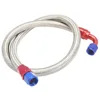 Stainless Steel Braided Hose Fuel Oil Line / 10 AN Oil Cooler Pipe Fitting
