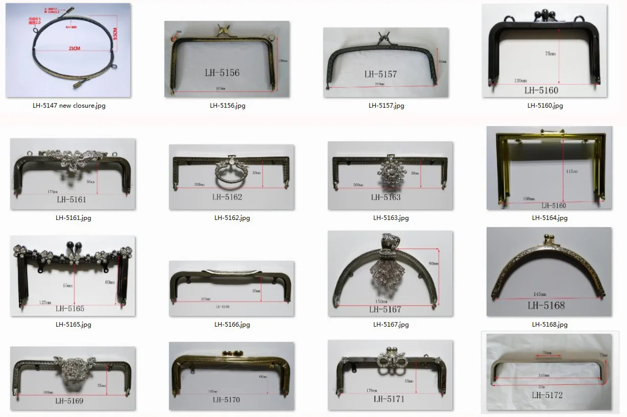 Custom lead free and nickle free iron metal D ring shape best quality metal luggage bag  handle for making bag