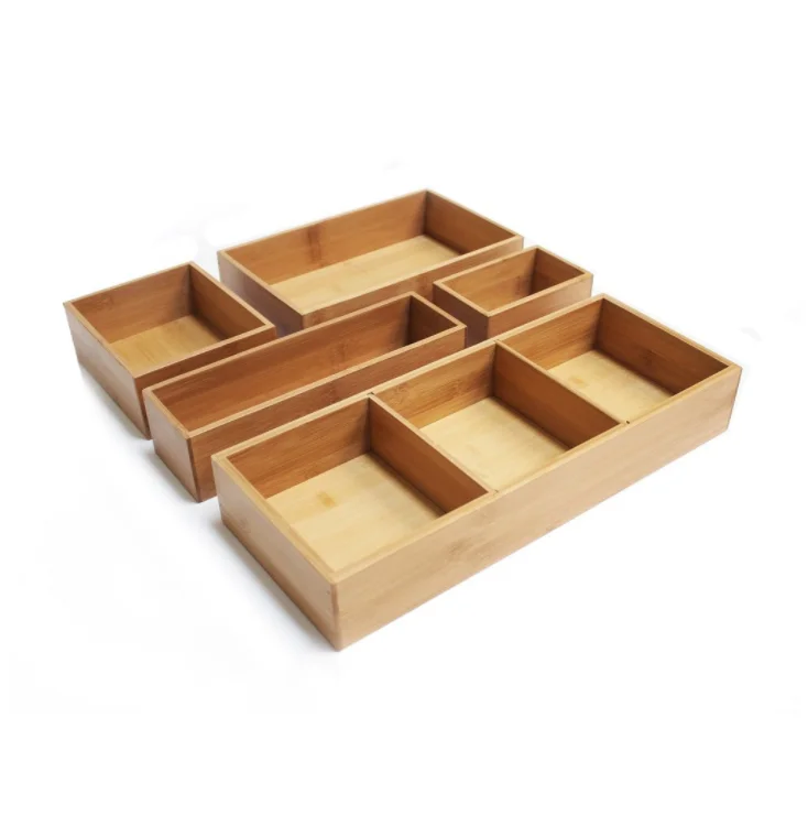 Набор для хранения. Органайзер, Wooden Organiser Box. Деревянный контейнер для хранения. Бамбуковые ящики для хранения. Ящики из бамбука для хранения.