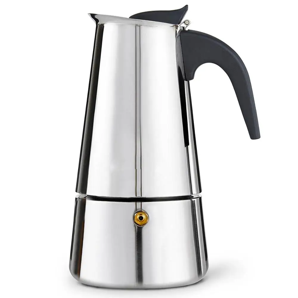 High Quality 201/304 Stainless Steel Moka Pot Electric Buy Moka Pot