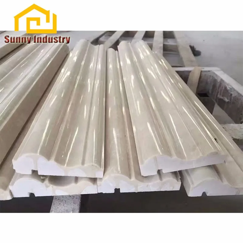 Modern Beige Marble Window Cornice Marble Mouldings Buy Backlit