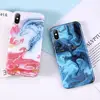 IMD Soft Luxury Marble Phone Case for iPhone 6 7 8 Plus Glossy Fancy Shockproof Case Bumper for iPhone XR XS MAX