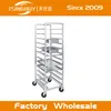 custom made stainless steel cooling rack bread trolley for bakery