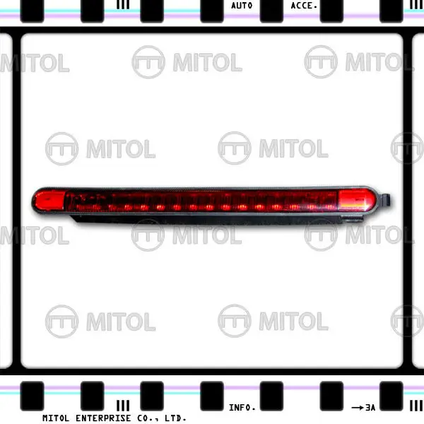 1 lampada LED rosso nero fumo 3rd terzo stop luce freno posteriore per 911/ 996