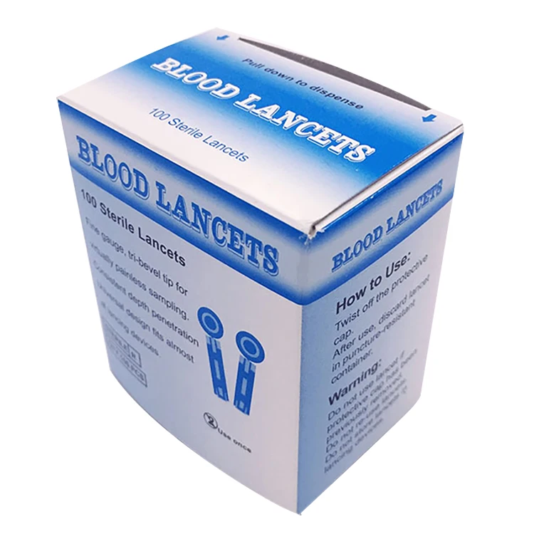 Ce Iso Approved Medical Factory Price Plastic Disposable Blood Lancet