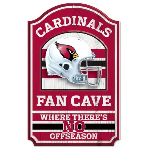 NFL Fan Cave Wood Sign, 11" x 17"