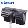hang on back cascade biological water filter system for extra aeration and water purification in fish tank aquarium