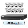 dahua 8ch nvr kit cctv camera NVR4108HS-8P-4KS2 IPC-HDW4631C-A with mic cctv system in stock