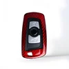 Carbon Fiber Car Key Case Cover Remote Fob Key Shell Bag for BMW New Series, X3 X4