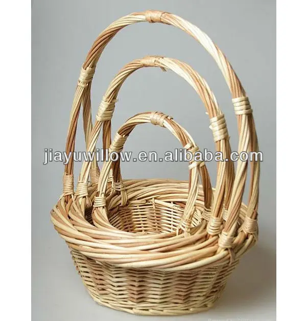 Small White Wicker Gift Baskets With Handle Buy Wicker Basket,Small