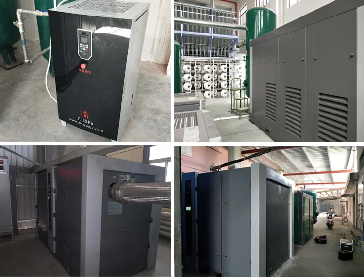 permanent stationary screw air compressor