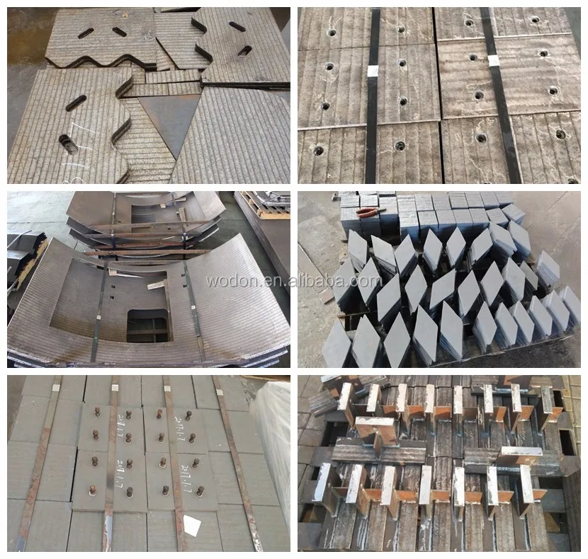 Wodon welding surfacing chromium carbide overlay steel plate and sheet