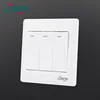 Home use 86*86mm white PC Material electric light control 3 position switch