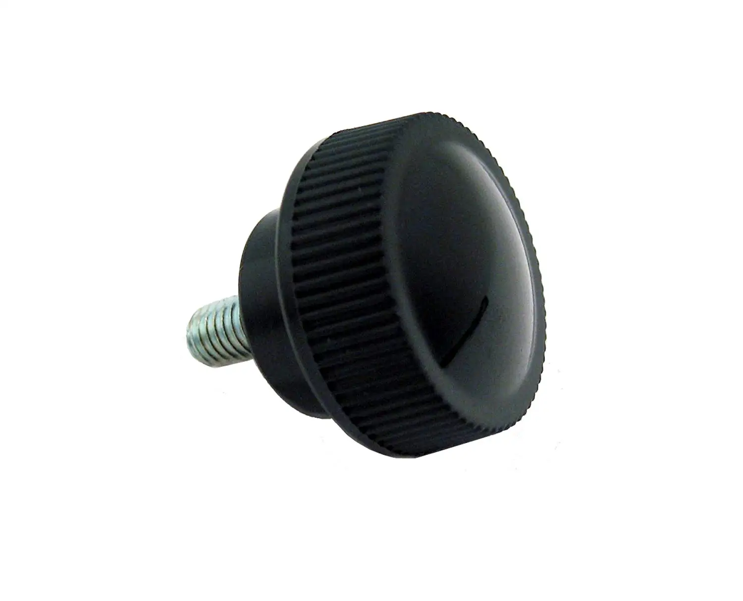 Steel Threaded Stud Knurled M6 x 1.0 Thread Size x 30mm Thread Length JW Winco Phenolic Plastic Knob Pack of 1 22mm Head Diameter