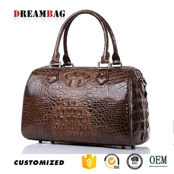 Custom Large Capacity Top Grade Genuine Crocodile Skin Handbags Custom Large Capacity Top Grade Genuine Crocodile Skin Handbags