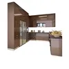 L-shaped modern kitchen designs for small kitchen cabinet