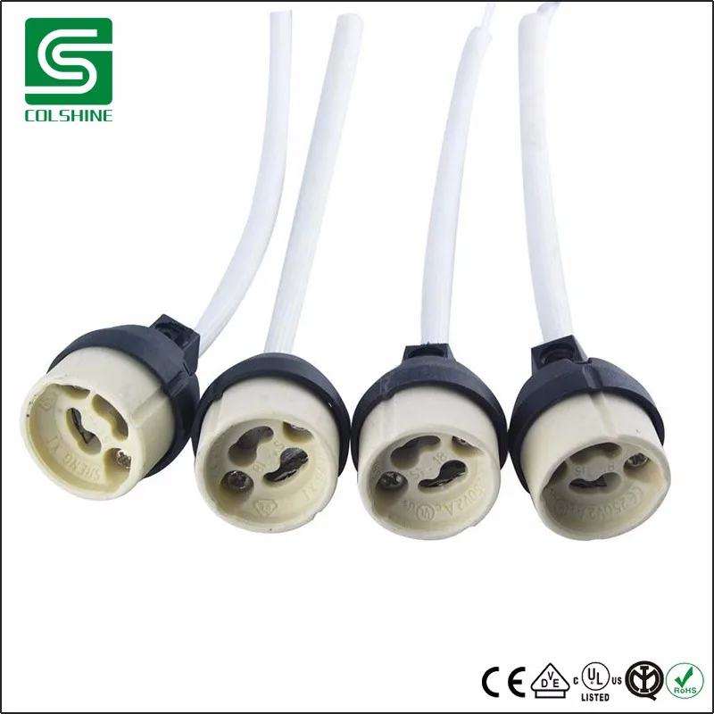 Gu10 Halogen Lampholder With Bracket Buy Ceramic Lamp Holder,Gu10