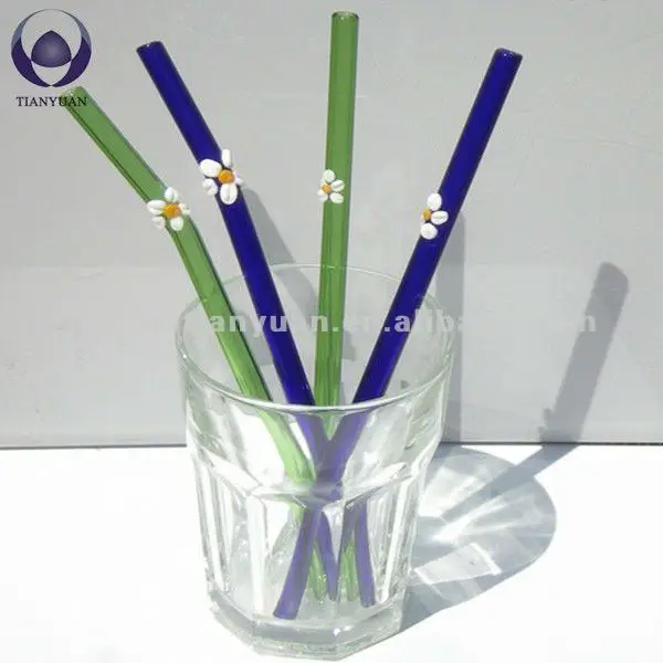 Low Price 912mm Glass Drinking Straws Straight With Design Buy Glass