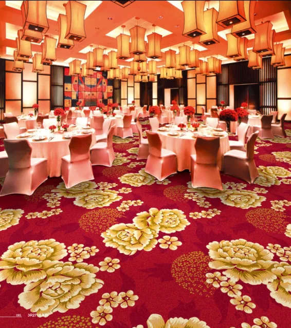 2018 new decoration design nylon printed carpet 3D pattern customized carpet for hotel