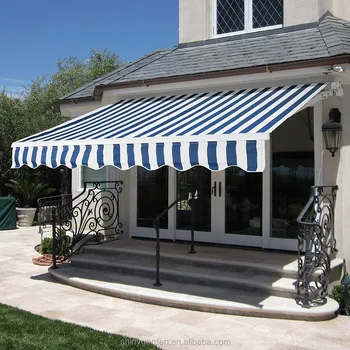 4x2 5m Retractable Striped Awning Manual 4 2 4x2 5m Retractable Striped Awning Manual 4 2