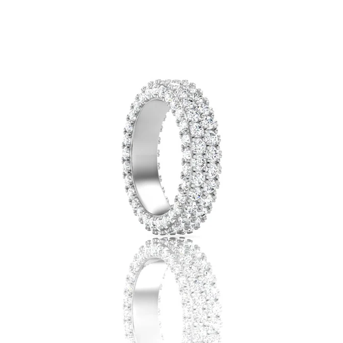 Women Rings Jewelry Saudi White Gold Diamond Ring