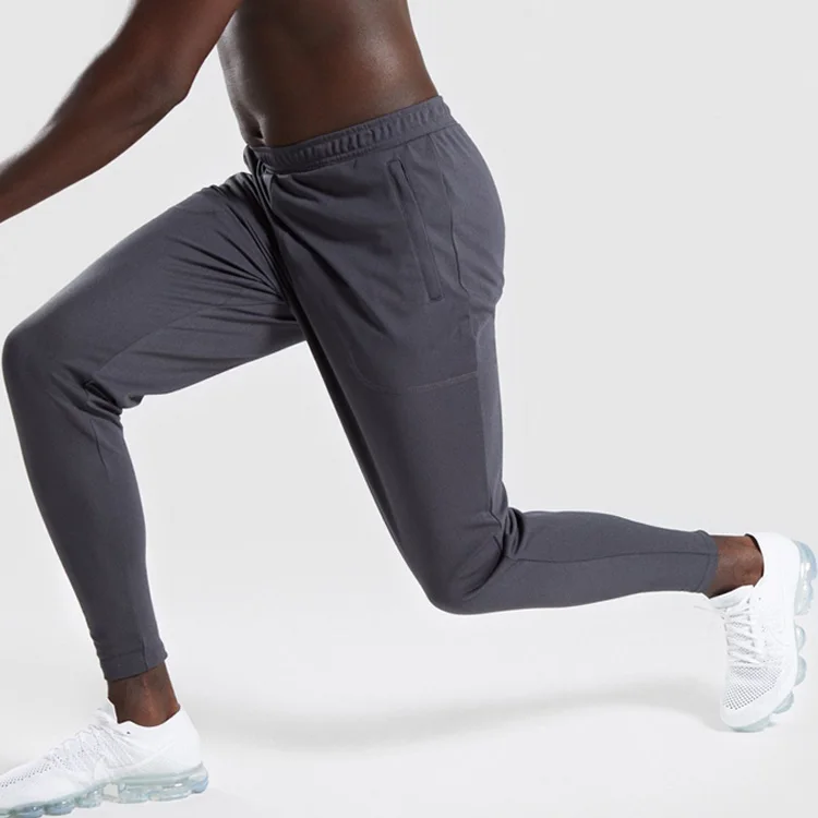 Autumn New Men Joggers Trousers Casual Pants Sweatpants grey Elastic gym Fitness Workout terry cotton pants 
