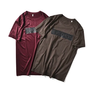 man solid color tshirt extended lyocell t-shirt 3d embossing/embossed printing t shirt man solid color tshirt extended lyocell t-shirt 3d embossing/embossed printing t shirt