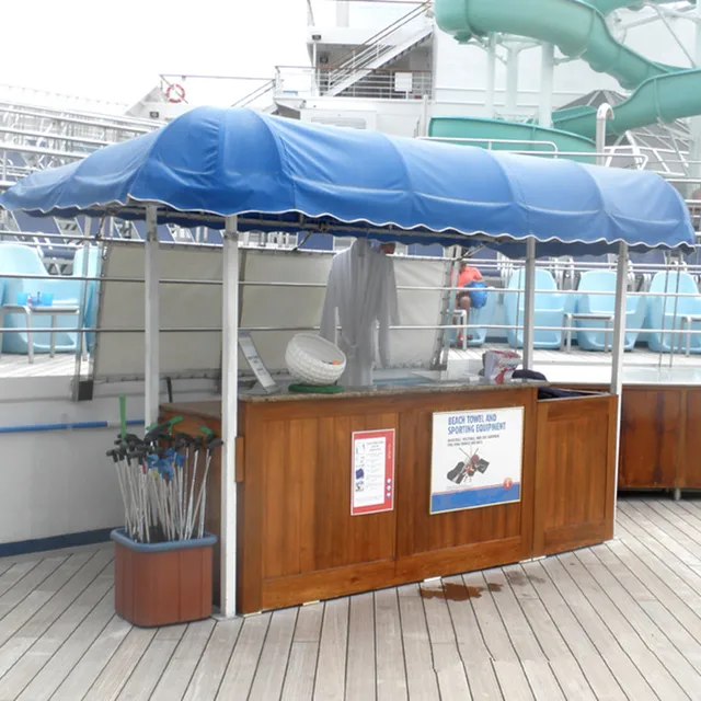 wholesale snack fast food kiosk stall design