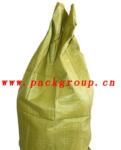 sell yellow color polypropylene bags for agriculture size 55x105cm