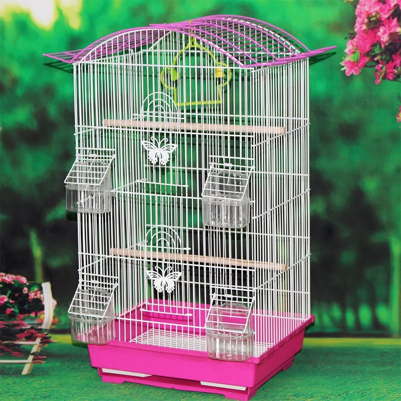 large hanging bird cage