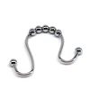 Hot Sale Rustproof Metal Shower Curtain Rod Accessories Rings Hooks