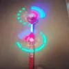 factory windmill double-end LED flashing spinner christmas 6 LED Double End Flashing Windmill Led flashing toy windmills