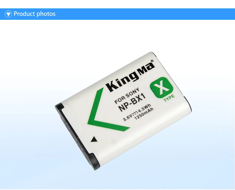 用于索尼 np-bx1/m8 dsc-rx100 的 kingma np-bx1 相机电池