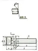 Hex socket head cap screw with spring and flat washer (JIS B 1176)