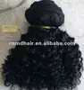 8 inch small curl human hair weave