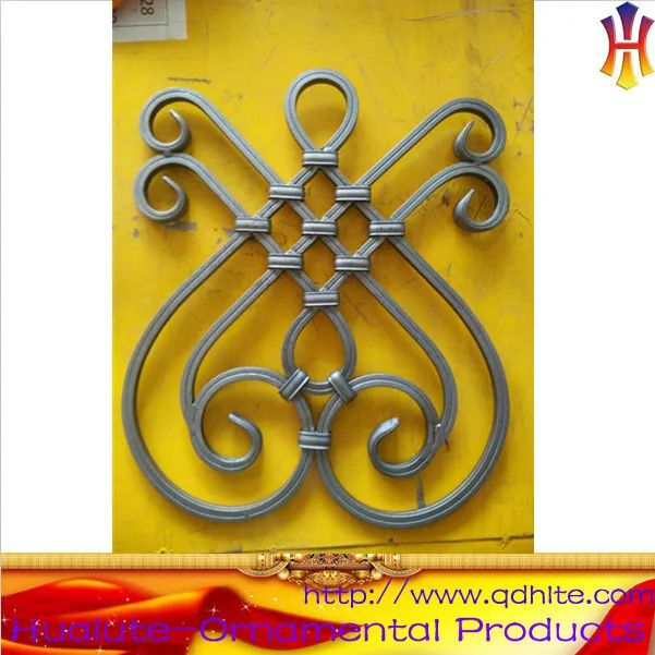 Decorative Wrought Iron Door Window Panel,Iron Craft Flower Plate For